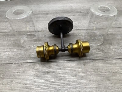 Progress Lighting P2809-20 Bronze 2-Light Bath Bar with Cylinder Shades 19" Wide - Image 1 of 3