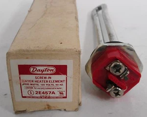 Dayton 2E457A Screw-In Water Heater Element - Picture 1 of 4