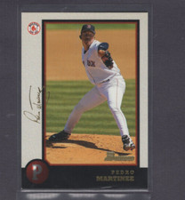 1998 BOWMAN GOLDEN ANNIVERSARY PARALLEL #234 PEDRO MARTINEZ GOLD RED SOX SP #/50