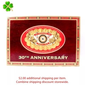 Caja de cigarros de madera vacía Perdomo Gordo Sun Grown 30 aniversario 10,5" x 7" x 3" - Imagen 1 de 12