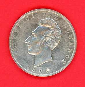 ECUADOR 1 SUCRE 1890 LIMA KM # 53,3 EN MUY BUEN ESTADO - Imagen 1 de 2