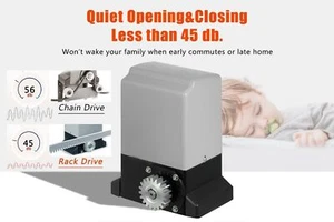 1800kg Automatic Sliding Gate Opener Motor Remotes Control Gate Opener 3968lbs - Picture 1 of 21