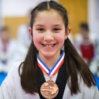  Medal karate uchwyt na medale lista antyczny brąz