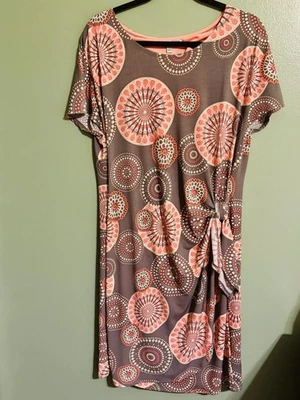 Женское платье-рубашка Robbie Bee с рукавом сбоку узел. Размер L - Изображение 1 из 2