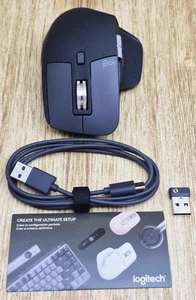 MOUSE INALÁMBRICO LOGITECH MX MASTER 3S EDICIÓN ESTÁNDAR CON RECEPTOR USB GRAFITO - Imagen 1 de 9