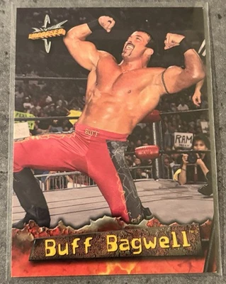 1999 Topps WCW Wrestling Embossed Trading Card #2 | Buff Bagwell | nWo - Image 1 of 2