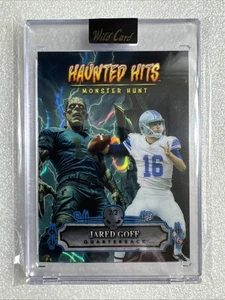 Jared Goff-QB-Lions•2025 WC Haunted Hits-Monster Hunt-Jersey Edition 2/3 - Imagen 1 de 2