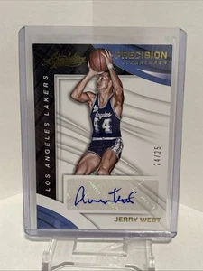 2017-18 Absolute Memorabilia Precision Signatures #11 Jerry West /25 Auto - Picture 1 of 2