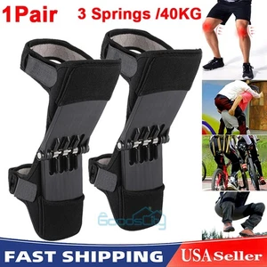 2PCS Ginocchiera a Molla Supporto Uomo/Donna Sollevamento Molla Forza Booster Corsa - Foto 1 di 17
