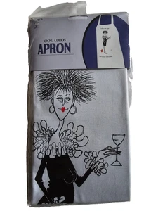 100% COTTON APRON  LETS NOT AGE LETS JUST MARINATE - Picture 1 of 2