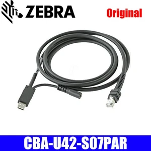 USB Power Cable 2M for Zebra DS3678 LI3608 DS3600 DS3608 DS8108 CBA-U42-S07PAR - Picture 1 of 1
