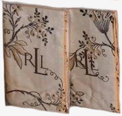 2 RALPH LAUREN Plage D'Or Floral EURO SHAMS NEW 1ST QUALITY - Image 1 of 3