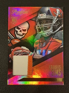 Charles Sims 2014 Panini Prestige Jersey Prime CS Buccaneers - Picture 1 of 1