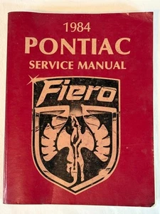 1984 Pontiac FIERO Car Shop Service Manual PB G-VG Complete Unmarked - Picture 1 of 9