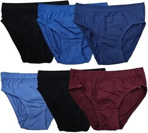 Paquete de 6 calzoncillos de algodón para niños Rich Knickers calzoncillos para niños 2-13 años - Imagen 1 de 4