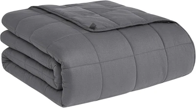Weighted Blanket for Adults (15Lbs, 48"X72", Full, Grey) Heavy Blanket for 140-1 - Image 1 of 4