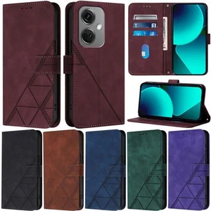 For Oneplus 12R Nord N30 N200 CE3 CE4 Lite Matte Wallet Leather Flip Cover Case - Picture 1 of 83