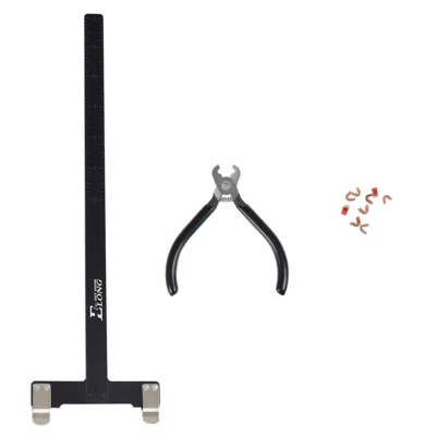 Bow String Nocking Buckle Plier BowString Nock +Bow T Square Measure Tool - Image 1 of 4
