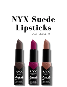 NYX Suede Matte Lipstick- Light Weight Lipstick - Picture 1 of 14