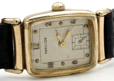 Relógio Hamilton vintage. Nova alça GF Case Runs - Imagem 1 de 4