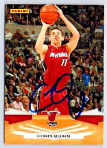 CHRIS QUINN SIGNED IP 2009 PANINI #125 NBA BASKETBALL AUTO - Picture 1 of 3