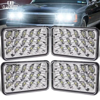 Faros LED HI/LO/DRL de 4x6"" para Ford LTD Crown Victoria Mustang Granada 4 un. Foto 1 de 4