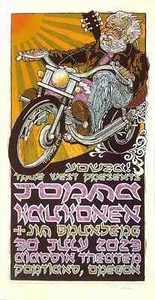 Jorma Kaukonen Poster Jefferson Flugzeug original signiert Siebdruck Gary Houston - Bild 1 von 7