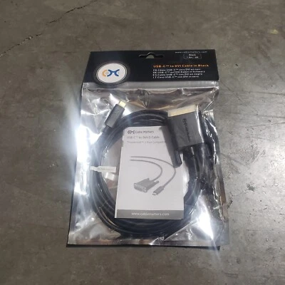 Cablematters USB-A to RS-232 DB9 Serial A Cable 6 ft (1.8m)  BLACK   202031-6 - Image 1 of 3