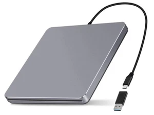 External DVD Drive USB C SuperDrive for Apple, Slot-in CD Drive for Mac, Port... - Afbeelding 1 van 11