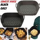 UK Air Fryer Silicone Basket Pot Bowl Baking Oven Reusable Tray Non-Stick Liners