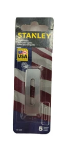 Stanley 2-1/4" Carbon Steel Double-Edge Cutting Replacement Blade 5 pk 11-525 - Picture 1 of 4
