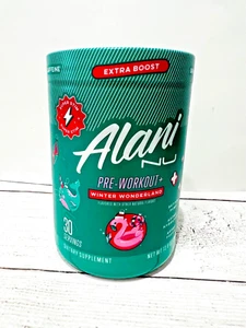 Alani Nu Pre-Workout with Extra Boost - Winter Wonderland, 13.6 Oz. / 30 Serving - Picture 1 of 11