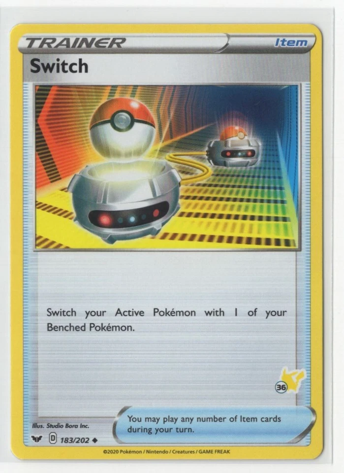Pokemon Battle Academy - Switch 183/202 Pikachu Stamp #36 - Image 1 of 1