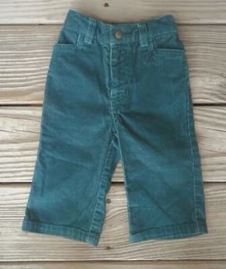  Ralph Lauren Baby Junge 6-12 Monate grün Cordhose zum Überziehen elastischer Bund  - Bild 1 von 5