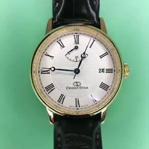 Orient Star Power Reserve EL09-A0-B-CA Automatic White Dial Date Men's Watch - Picture 1 of 11