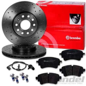 brembo SPORT BREMSSCHEIBEN 330mm + BELÄGE HINTEN passend für AUDI A6 A7 C8 4A AK - Afbeelding 1 van 6