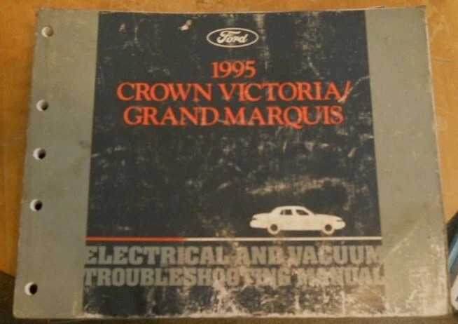 Ford Crown Victoria 1995 eléctrico y manual de solución de problemas de vacío Foto 1 de 1
