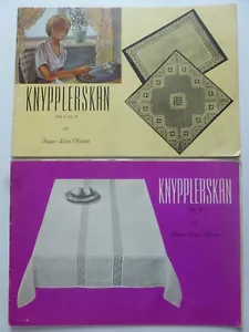 KNYPPLERSKAN Del I och II + Del III - Swedish bobbin lace patterns (1973) - Picture 1 of 24