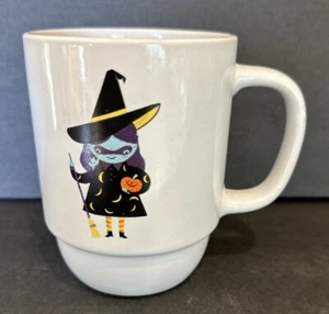 Mug Halloween Witch Girl With Pumpkin - Picture 1 of 5