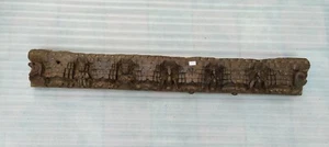 Antique RARE Wooden Architectural Floral Statue Carved Wall Door Panel NH6732 - Bild 1 von 11