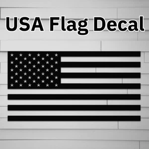 American Flag Decal, Car Decal, Car Sticker, Window Decal, Window Sticker, USA - Afbeelding 1 van 6