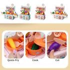 Kids Kitchen Pretend Cooking Play Mini With Shopping & ew✨b n Cart U2A2
