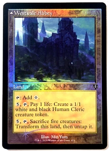 MTG Westvale Abbey RETRO FRAME FOIL Innistrad Remastered 474 NM - Picture 1 of 10