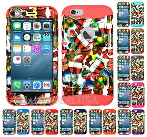 Funda protectora híbrida de silicona para Apple iPhone 6 6S y Plus - Wine Party 00 - Imagen 1 de 16