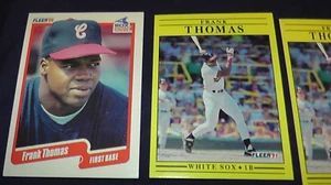 LOT 13 FRANK THOMAS BASEBALL CARDS FLEER ULTRA 1990 1991 1992 1993 INSERTS 1994 - Picture 1 of 8