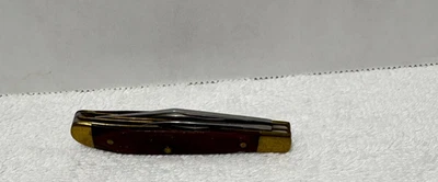 CUCHILLO CAMILLUS 2 HOJAS MANGO MADERA CACAHUETE Foto 1 de 3