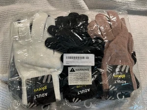 Pack of 12 Gelante Adult Winter Knitted Gloves-Fits Most-Various Colors-NIP - Picture 1 of 5