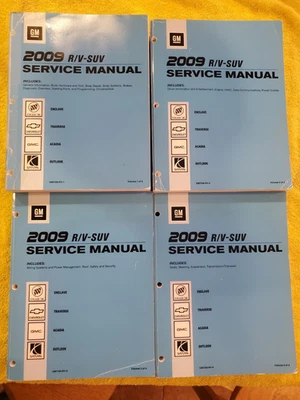 Manual de servicio para Buick Enclave Chevy Traverse GMC Acadia Saturn Outlook 2009 Foto 1 de 4