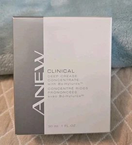 Avon ANEW Clinical Deep Crease Concentrate 1 oz 30 ml New Old Stock  Sealed Box - Picture 1 of 3
