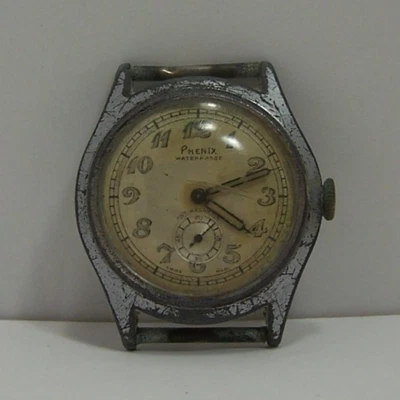 Vintage Men's Phenix Manual Wind Watch for Parts/Repair/Restore, Not Running - Image 1 of 4